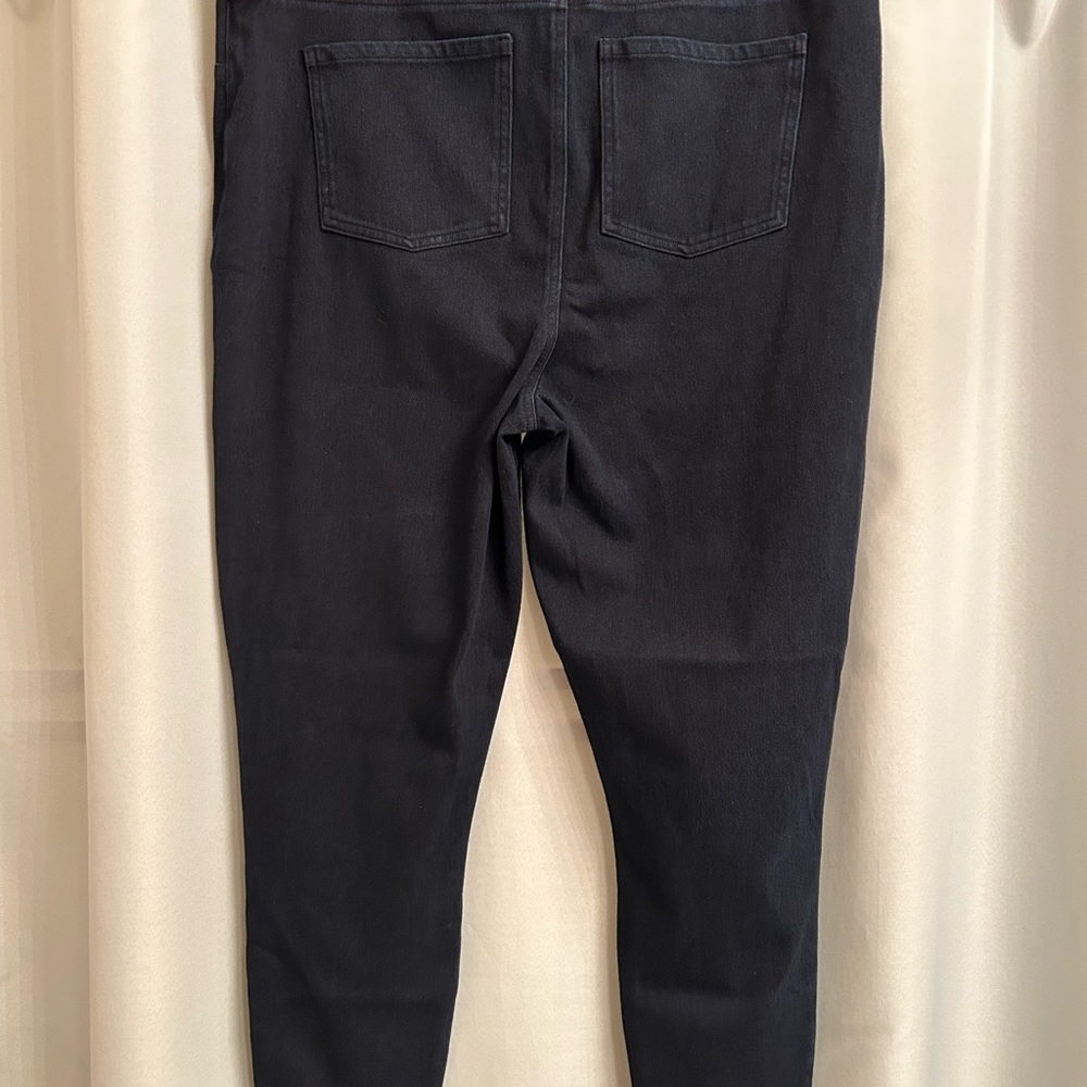 NWT SPANX Dark Blue Denim Pull-On Jeans - Picture 3 of 4